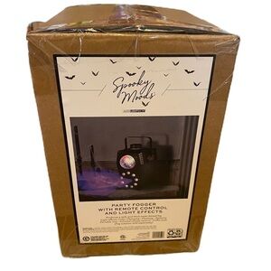 Party Fogger W/ Remote Control and Light Effects Spooky Moods Halloween Decor